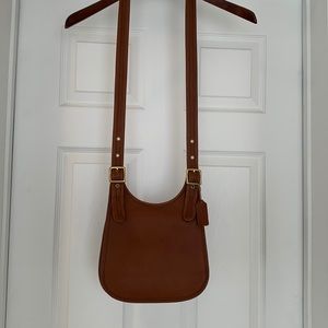 Coach British Tan Faith Legacy Saddle Bag